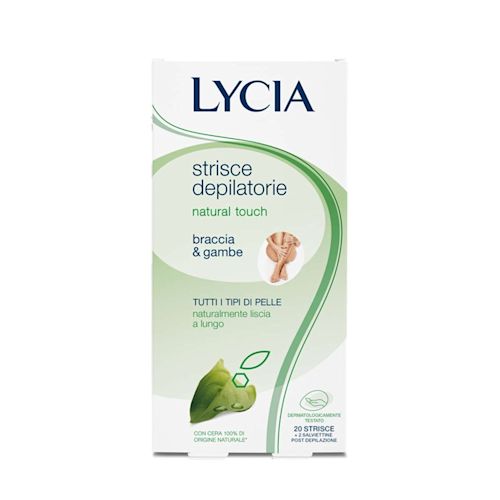 974892566 - Lycia Natural Touch Strisce Depilatorie gambe e braccia 20 pezzi - 4731631_1.jpg