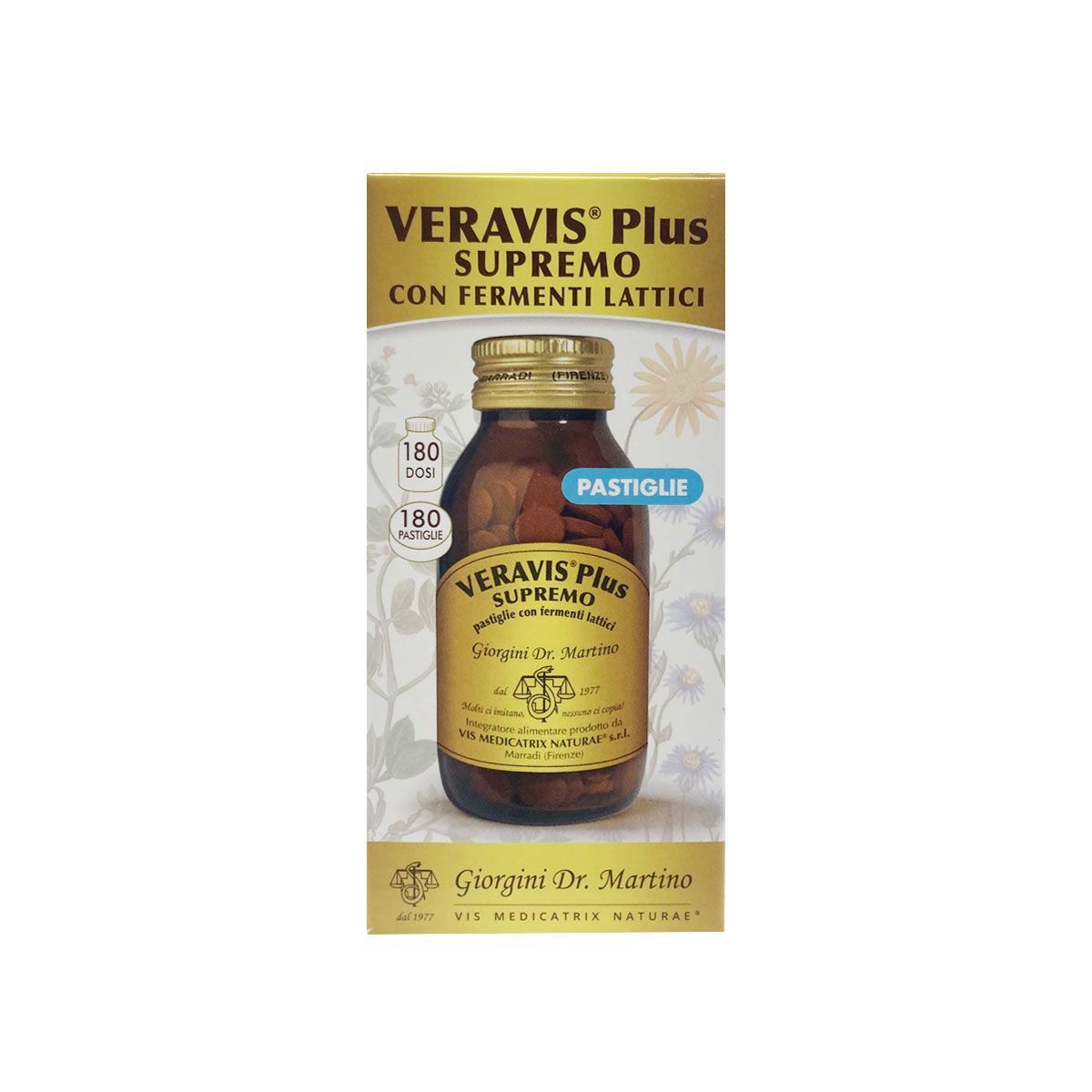 Dr.giorgini Veravis Plus Supremo Integratore Fermenti Lattici 180 Pastiglie