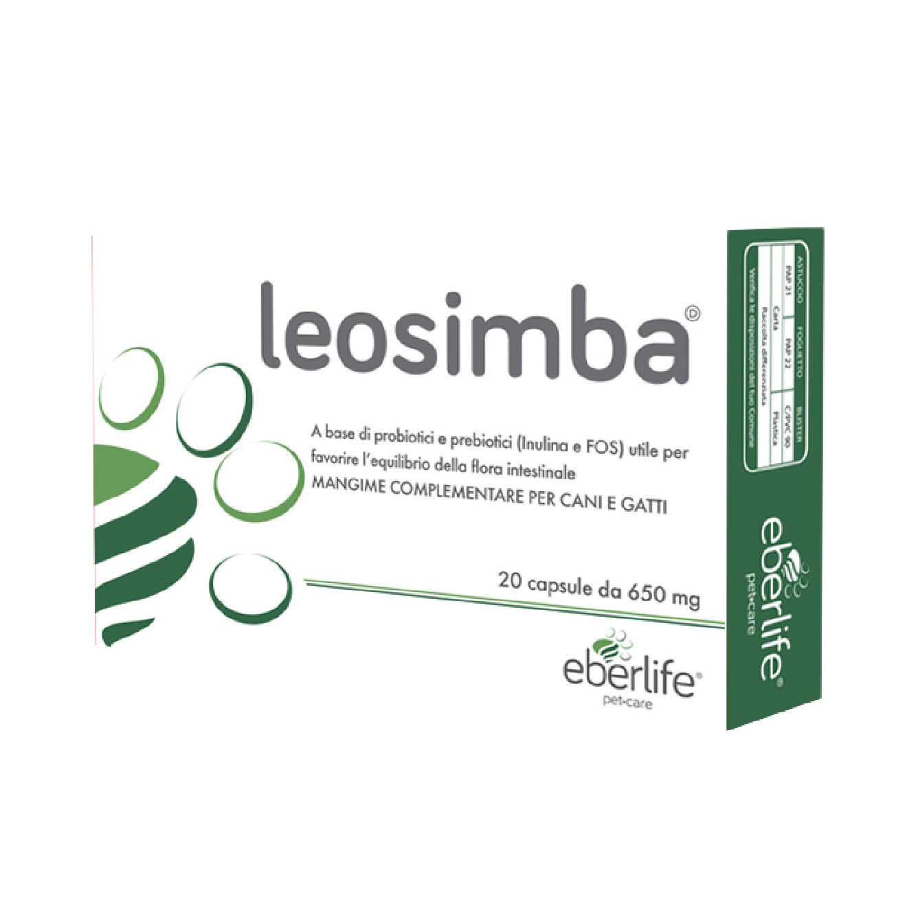Leosimba Mangime Complementare Veterinario 20 Capsule