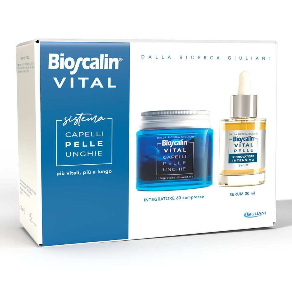 Bioscalin Vital Promo Capelli Pelle Unghie Integratore + Siero Viso