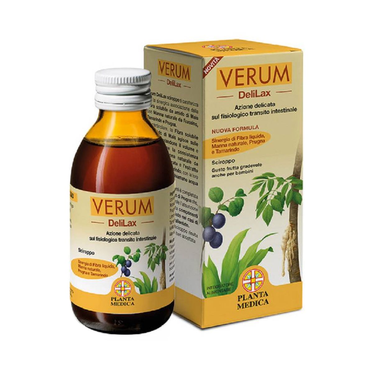 Verum Delilax Sciroppo Integratore Regolarità Intestinale 216g