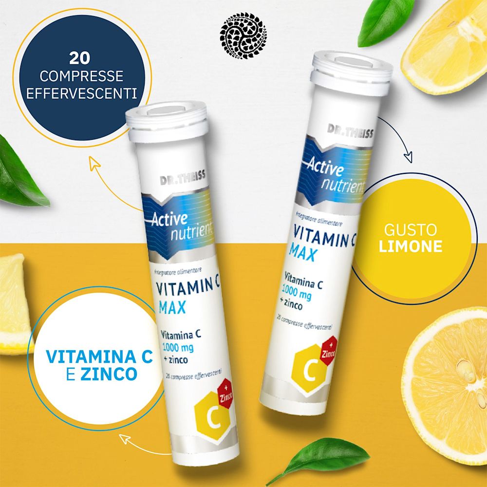 982984155 - Active Nutrient Vitamin C Max Gusto limone effervescente Integratore difese immunitarie 20 compresse - 4739225_3.jpg