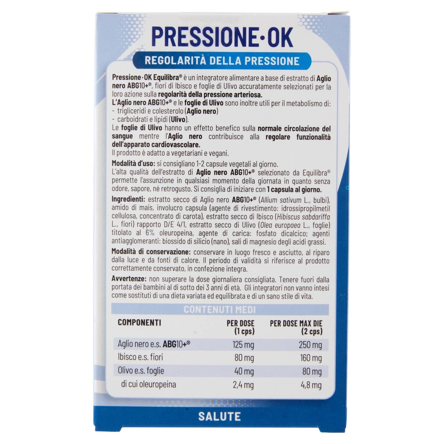 image - 983001607 - Equilibra Pressione Ok Integratore funzionalità cardiovascolare 40 capsule - 4739288_3.jpg