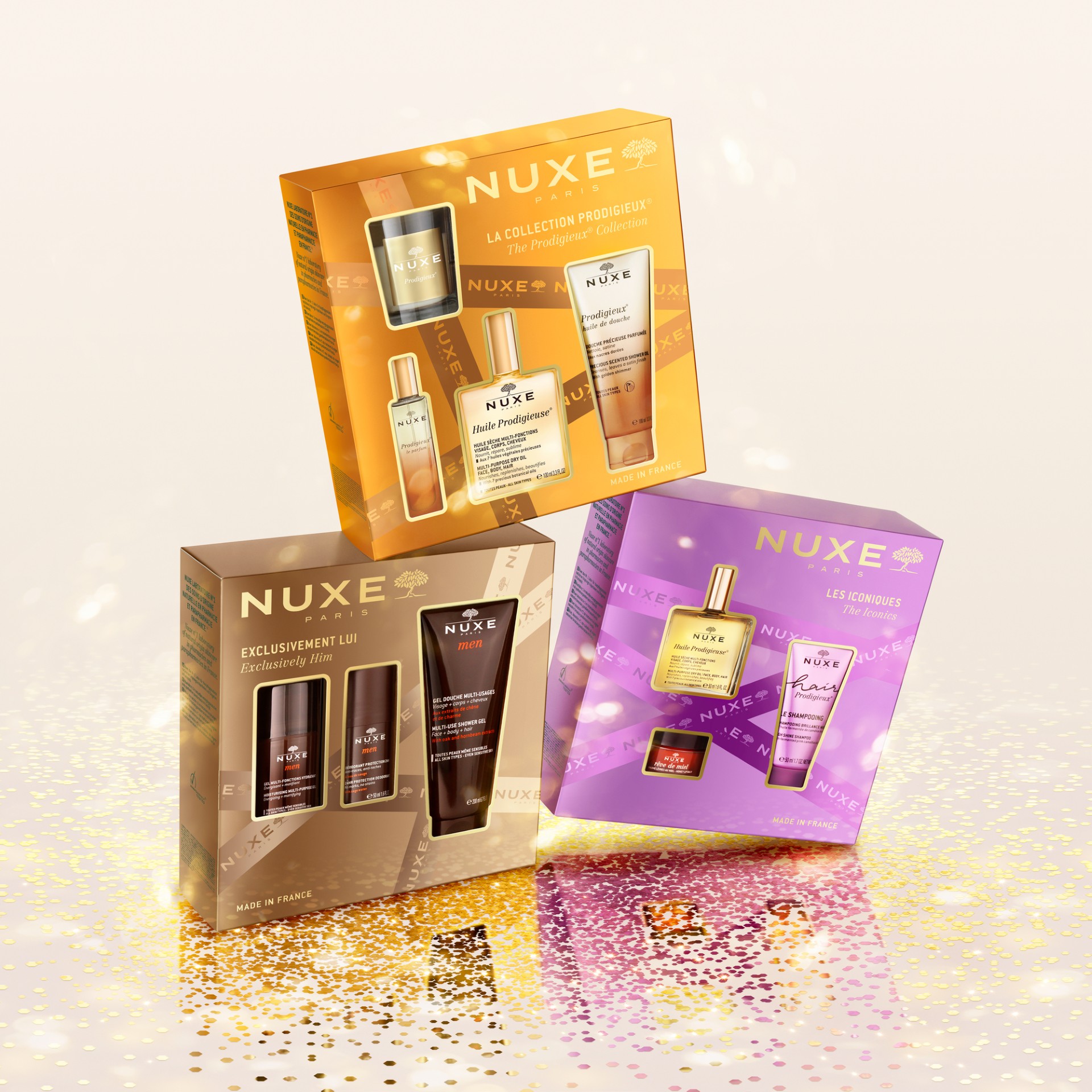 image - 950963571 - NUXE COFFRET HUILE PRODIGIEUSE 2025 1 HUILE PRODIGIEUSE 100 ML + 1 PRODIGIEUX LE PARFUM 15 ML + 1 PRODIGIEUX PRECIOUS SCENTED SHOWER GEL 100 ML + 1 PRODIGIEUX CANDLE - 4834473_3.jpg