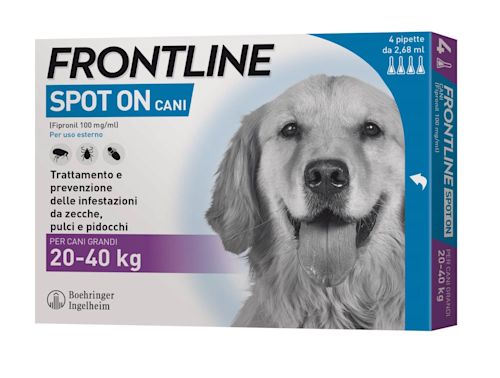 103030060 - Frontline Spot On Cani Soluzione 20-40kg 4 pipette 0,67ml 67mg - 4711763_3.jpg