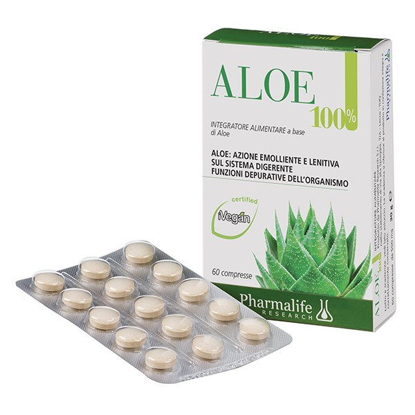 Aloe 100% Integratore Depurativo 60 Compresse