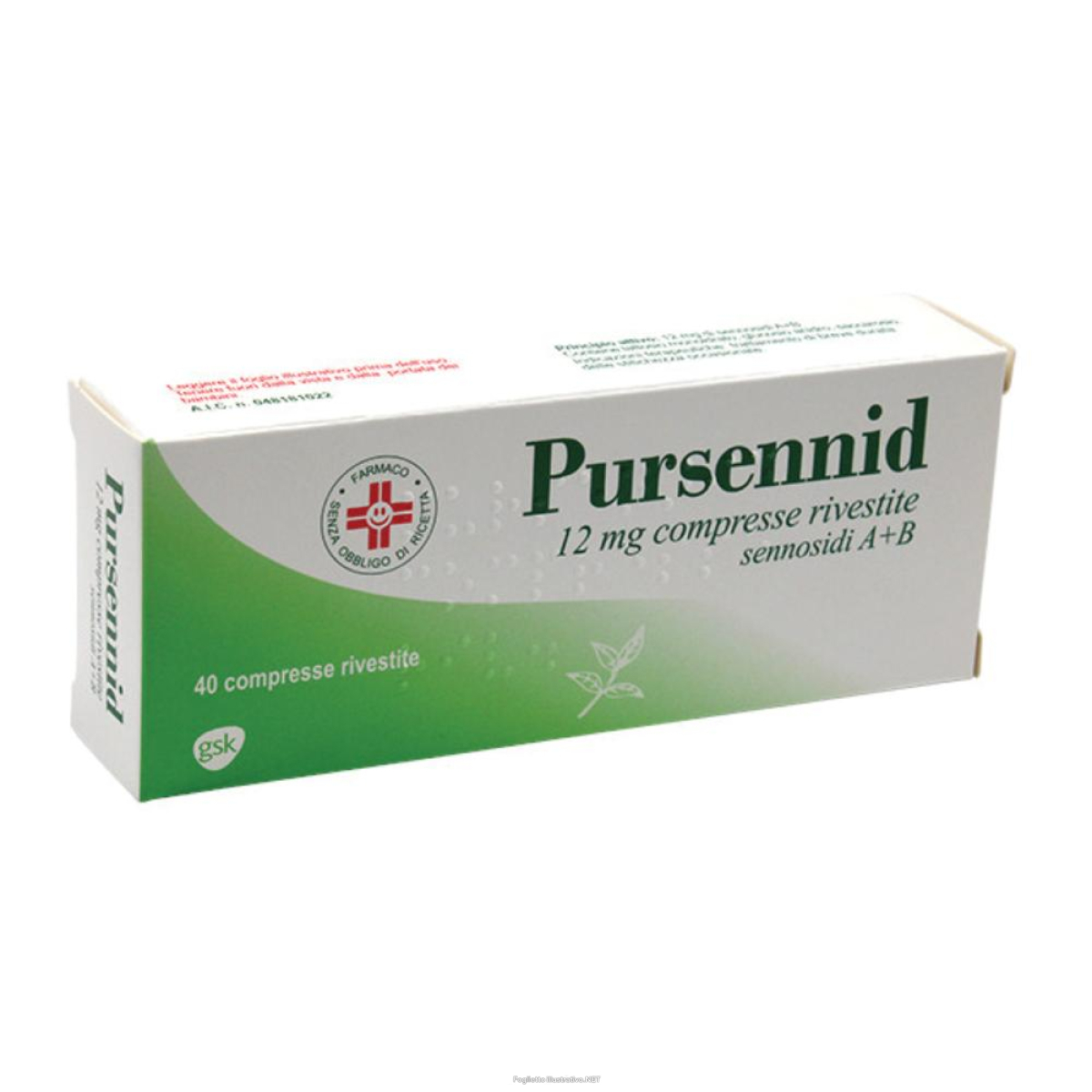 Pursennid da 12mg 40 Compresse Rivestite