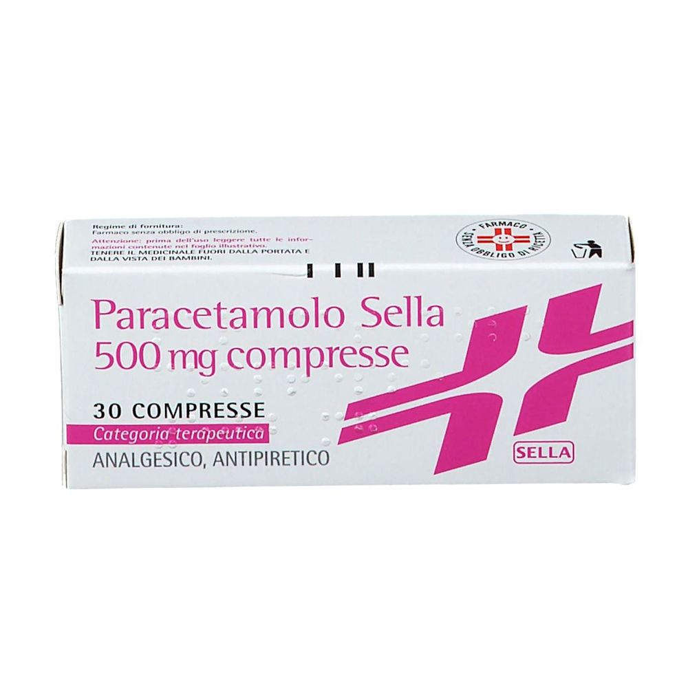 029811039 - Sella Paracetamolo 500mg Trattamento Febbre e Dolori 30 compresse - 7800129_2.jpg