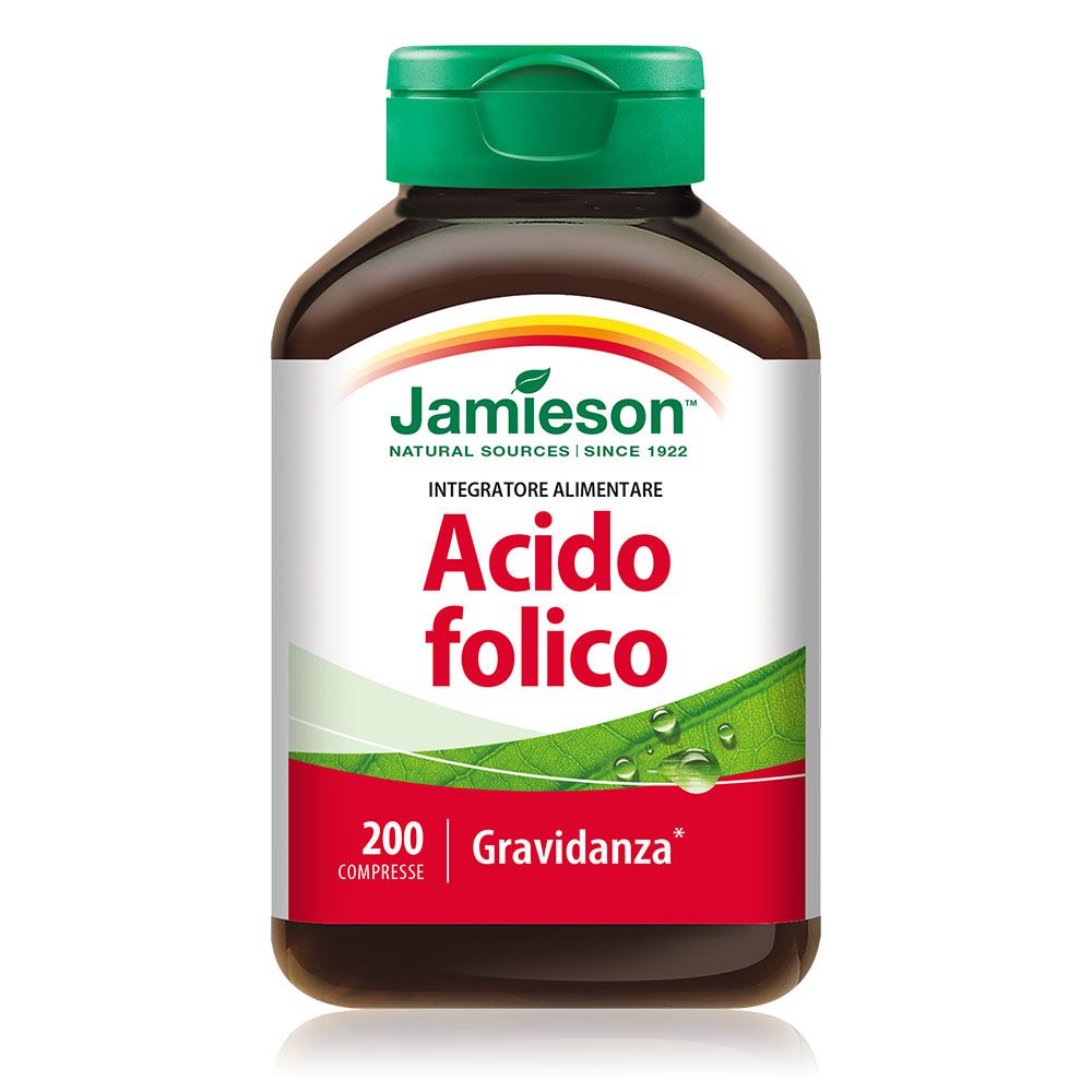 Jamieson Acido Folico Integratore Gravidanza 200 Compresse