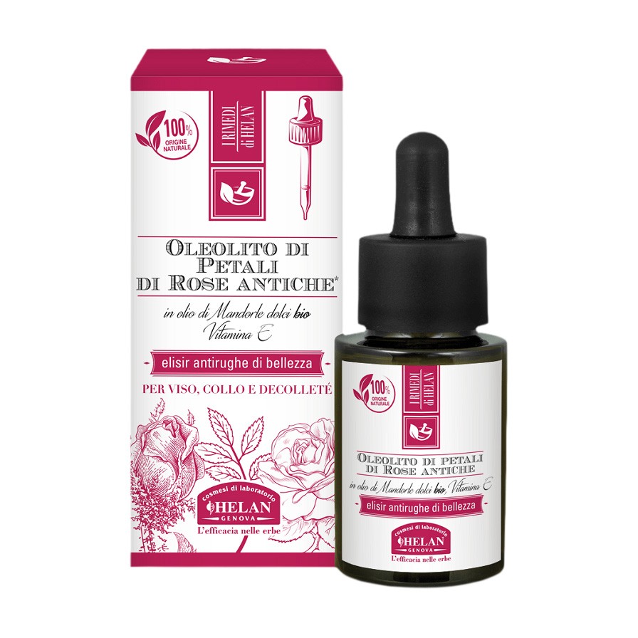 image - 947482927 - Oleolito di petali di rose antiche in olio di mandorle dolci bio, ideale per idratare e nutrire la pelle del viso, collo e d&eacute;collet&eacute;, donando un effetto seta illuminante. - 4764260_2.jpg