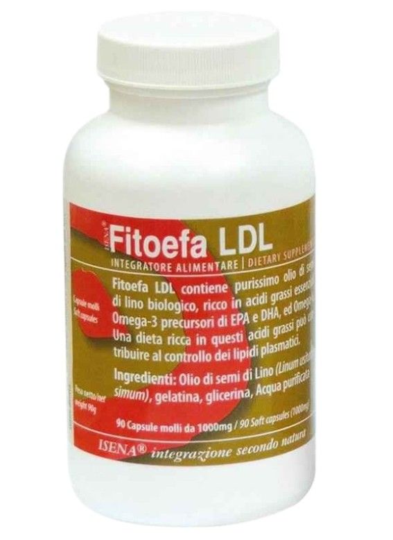 Fitoefa Ldl Olio Di Semi Lino Bio 90 Capsule