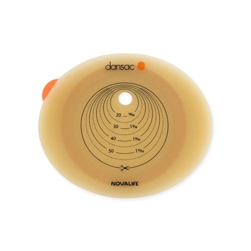 image - 921737425 - Placca ritagliabile da 43 mm per sistemi NovaLife 2, indicata per colostomia, ileostomia e urostomia. Garantisce adesione sicura e protezione della pelle grazie alla barriera idrocolloidale e al design ergonomico. - 4866774_2.jpg