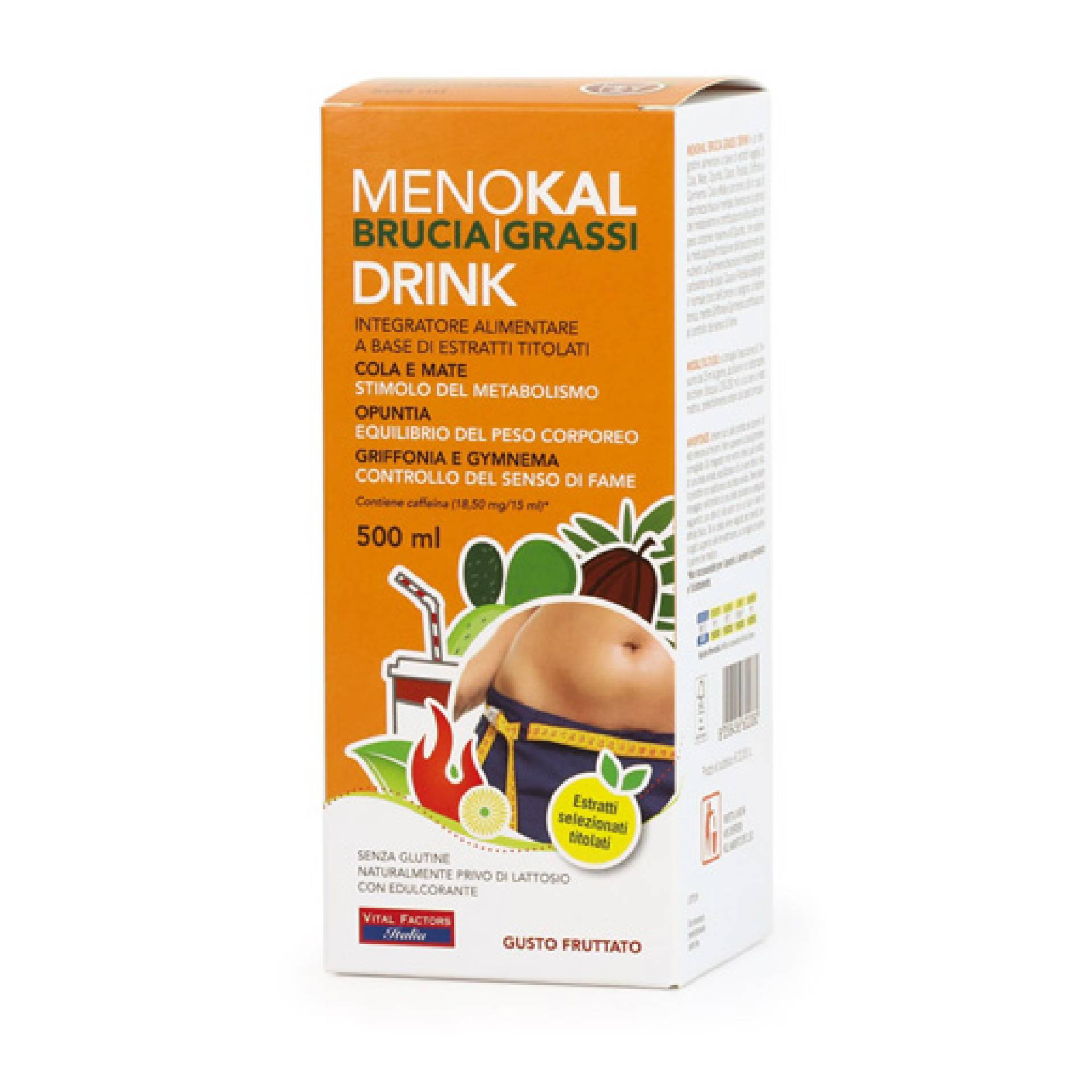 Menokal Bruciagrassi Drink Integratore Peso Corporeo 500ml