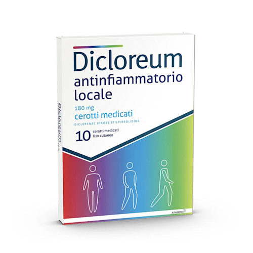 042685014 - DICLOREUM ANTINFIAMMATORIO LOCALE*10 cerotti 180 mg - 7866927_1.png