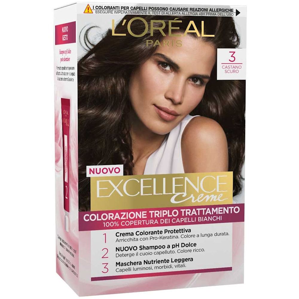 910329388 - L'Oreal Excellence Crème Colorazione permanente 3 Castano scuro - 4716560_1.jpg