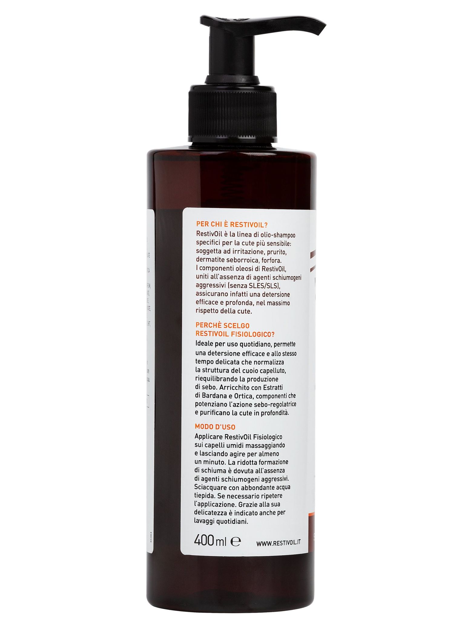 976024935 - Restivoil Olio Shampoo Fisiologico cute sensibile 400ml - 7894752_3.jpg