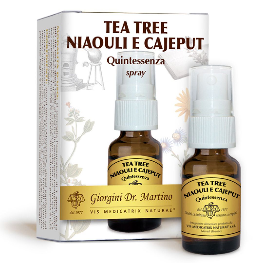 Tea Tree Niaouli E Cajeput Quintessenza Spray 15ml