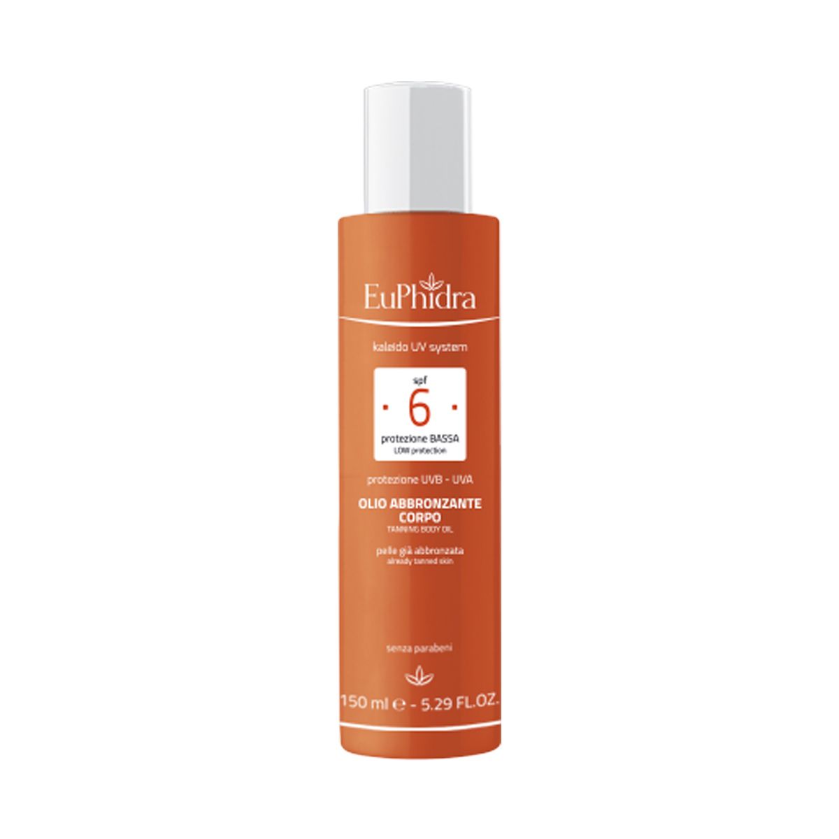 Euphidra Kaleido Uv System Olio Abbronzante Corpo Spf6 150ml