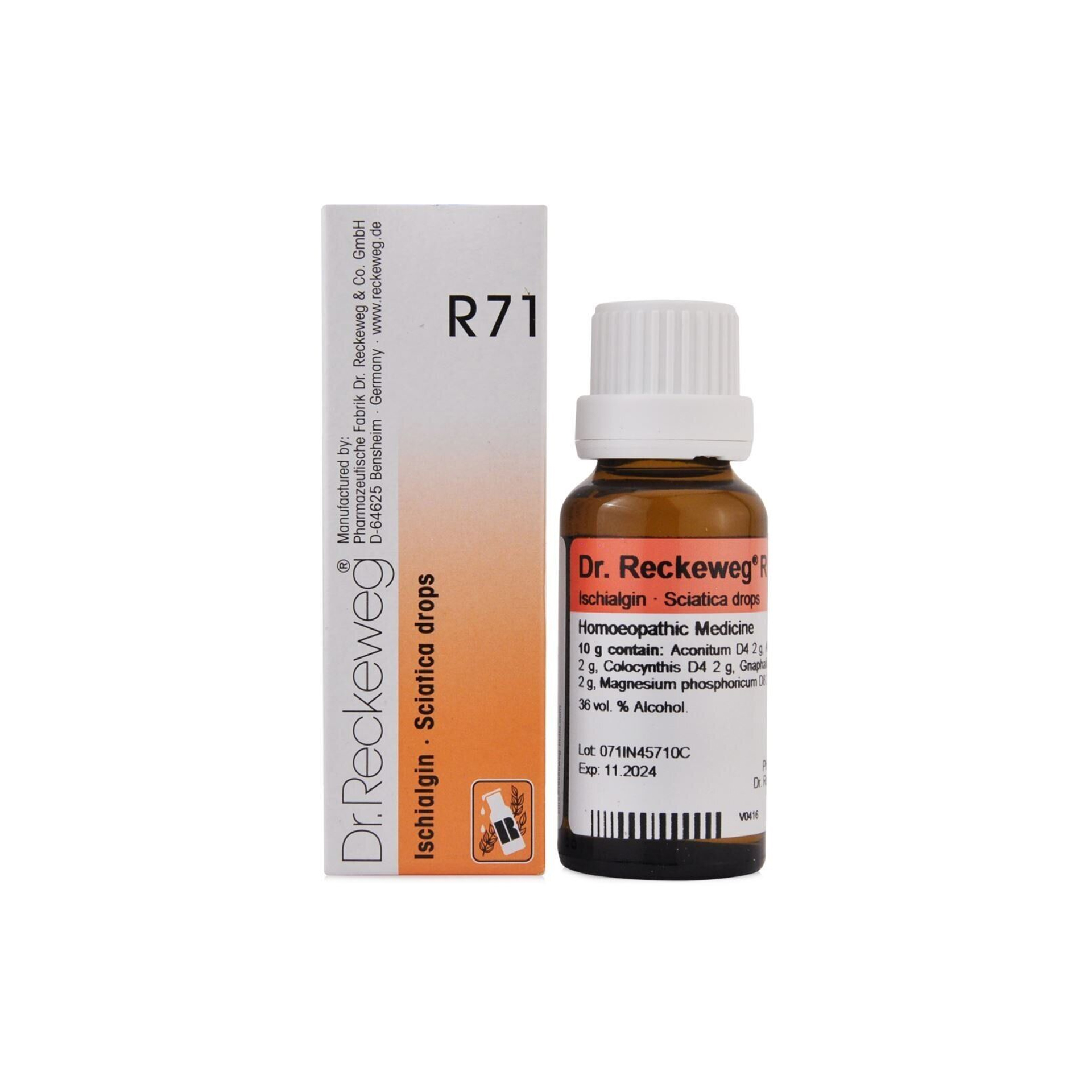 Reckeweg R71 Medicinale Omeopatico Gocce 22ml