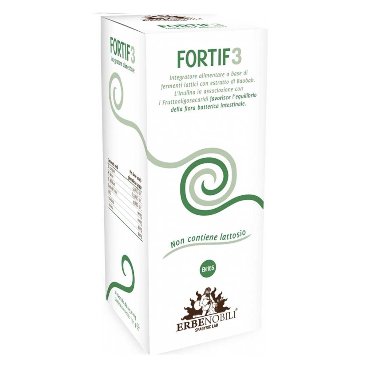 Fortif3 Integratore Fermenti Lattici 30 Capsule