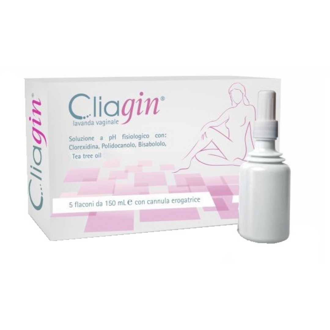 Cliagin Lavanda Vaginale Disinfezione Intima 5 Flaconi