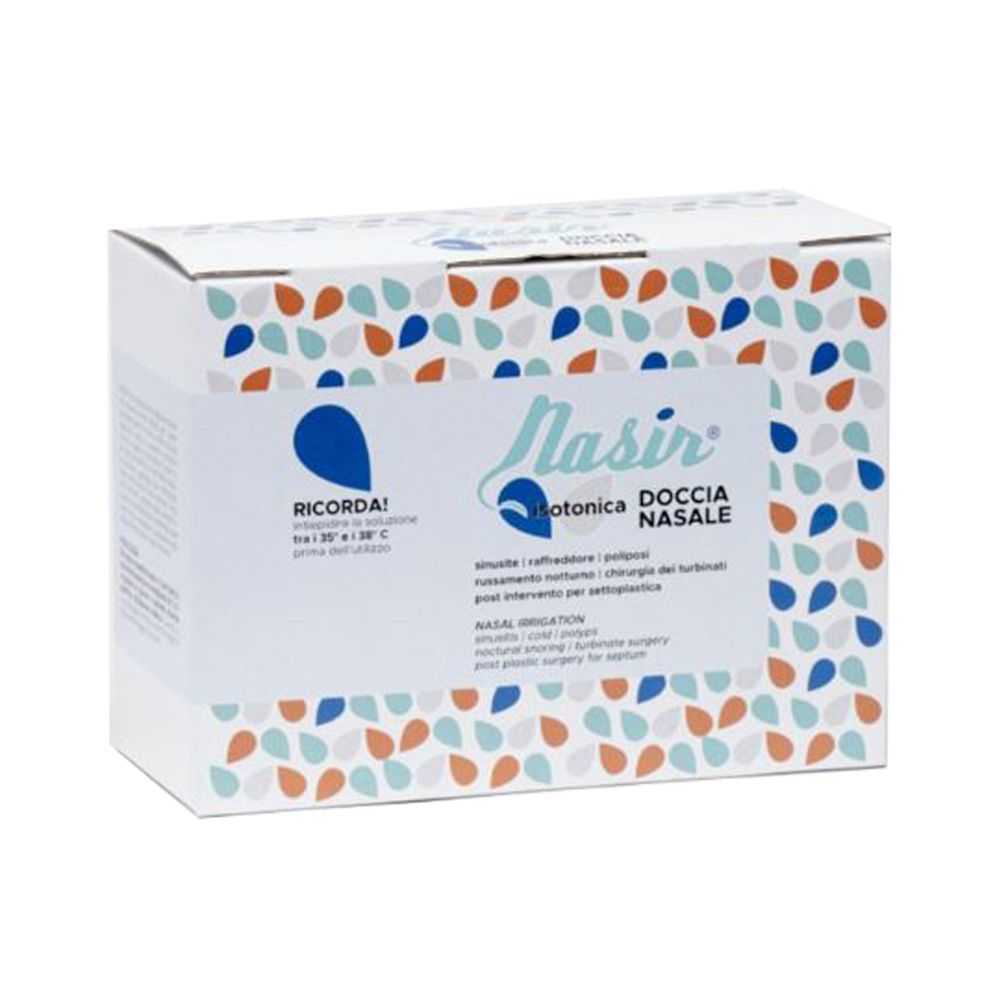 image - 920344569 - NASIR DOCCIA NASALE CON SOLUZIONE FISIOLOGICA ISOTONICA 10 SACCHE 250 ML + 1 BLISTER - 7876748_1.jpg