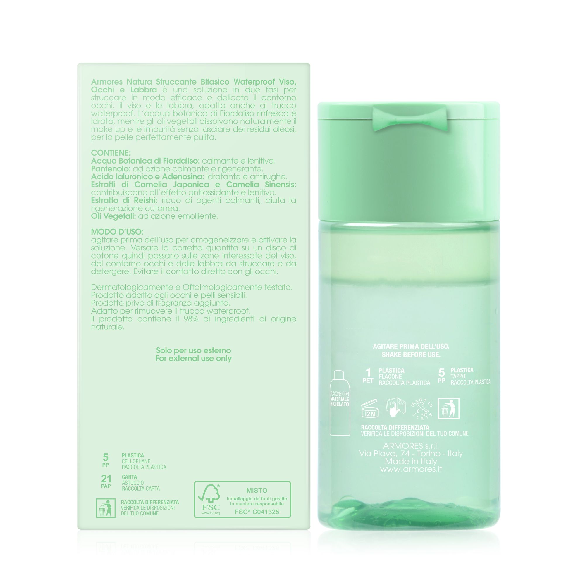 image - 984324119 - Armores Natura Struccante Biometric Ageless Bifasico Waterproof 125ml - 4740581_3.jpg