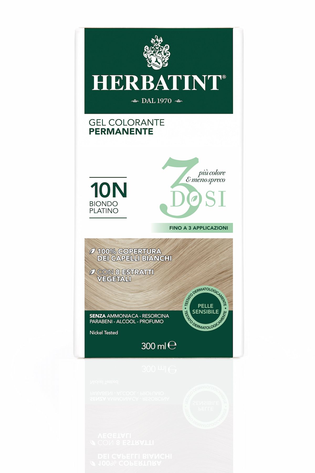 image - 975906746 - Herbatint Gel colorante permanente 3 dosi 10N biondo platino 300ml - 4732915_3.jpg