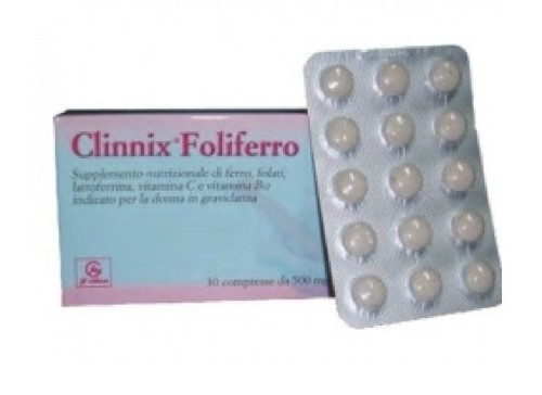 image - 904567144 - Clinnix Foliferro 30 compresse - 4714547_3.jpg