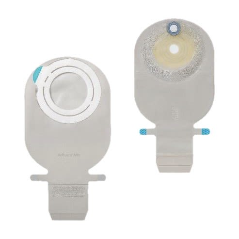 image - 981263763 - Sacca per ileostomia trasparente con aggancio adesivo, fondo aperto e filtro circolare per la raccolta delle deiezioni stomali. - 4873416_2.jpg