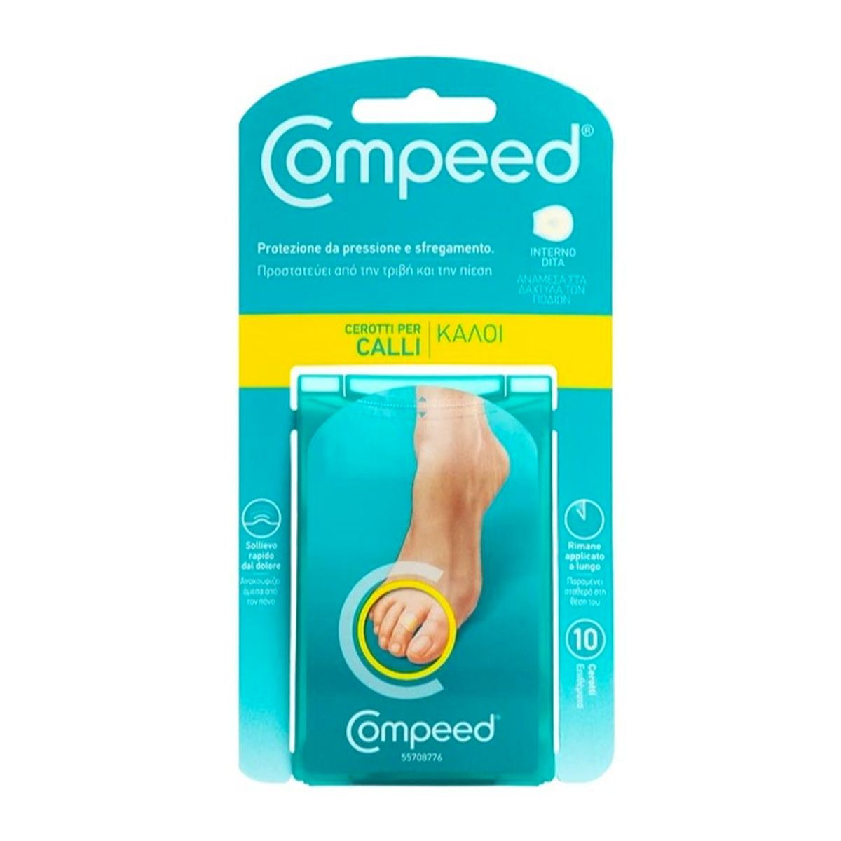 Compeed Protezione Calli Interno Dita 10 Pezzi