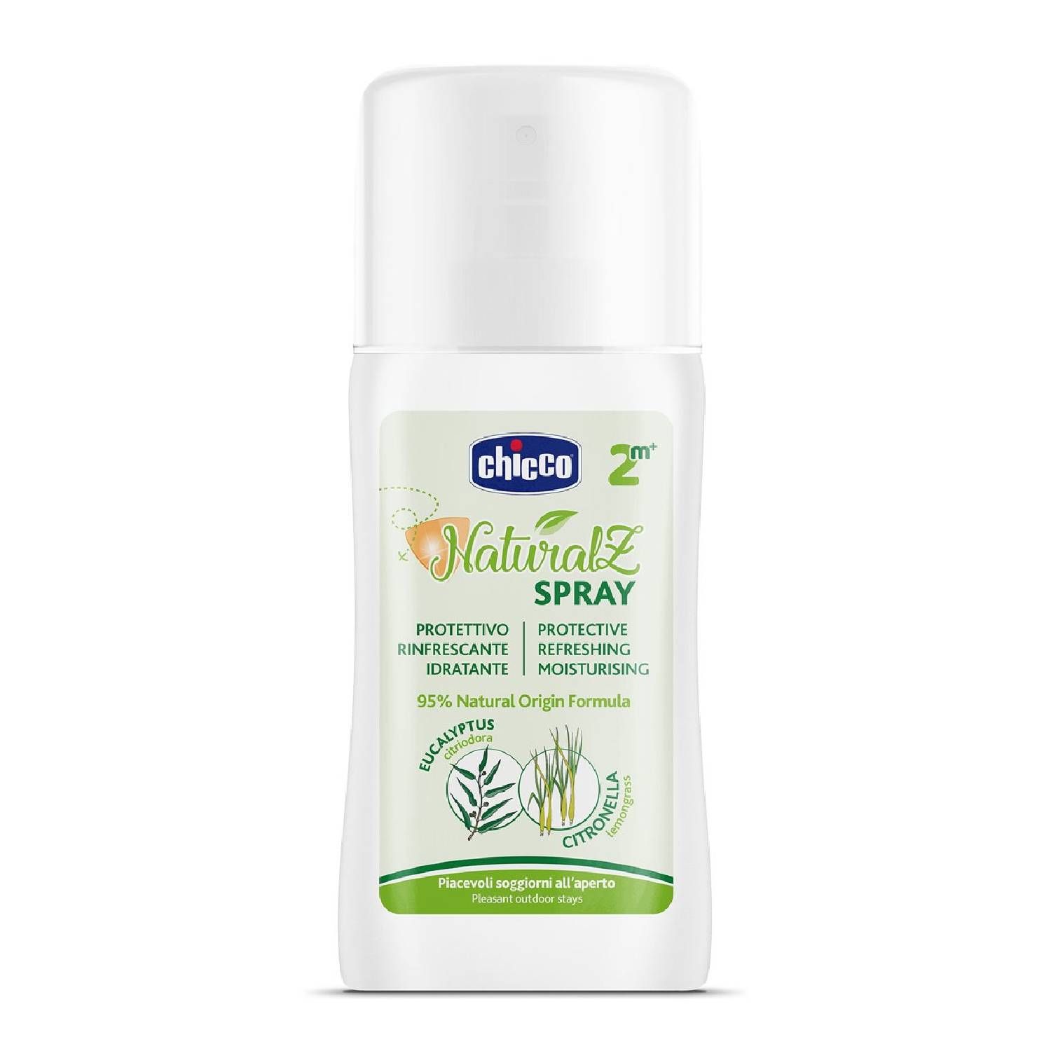 Chicco Spray Naturalz Protettivo E Rinfrescante Contro Zanzare 100ml