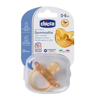 Chicco Succhietto Gommotto Caucciù 0-6mesi 1 Pezzo