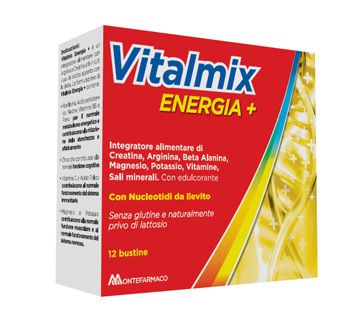 Vitalmix Energia+ Integratore Arginina E Creatina 12 Bustine