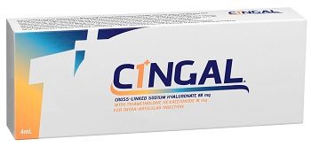 971279601 - SIRINGA PRERIEMPITA INTRA ARTICOLARE CINGAL 4 ML 22MG/ML ACIDO RETICOLATO CON 4,5 MG/ML TRIAMCINOLONE ESACETONIDE - 4759686_1.jpg