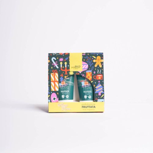 940531460 - Purobio Kit Crema Corpo e Bagno Doccia Fragranza Fruttata 75ml - 4724992_2.jpg