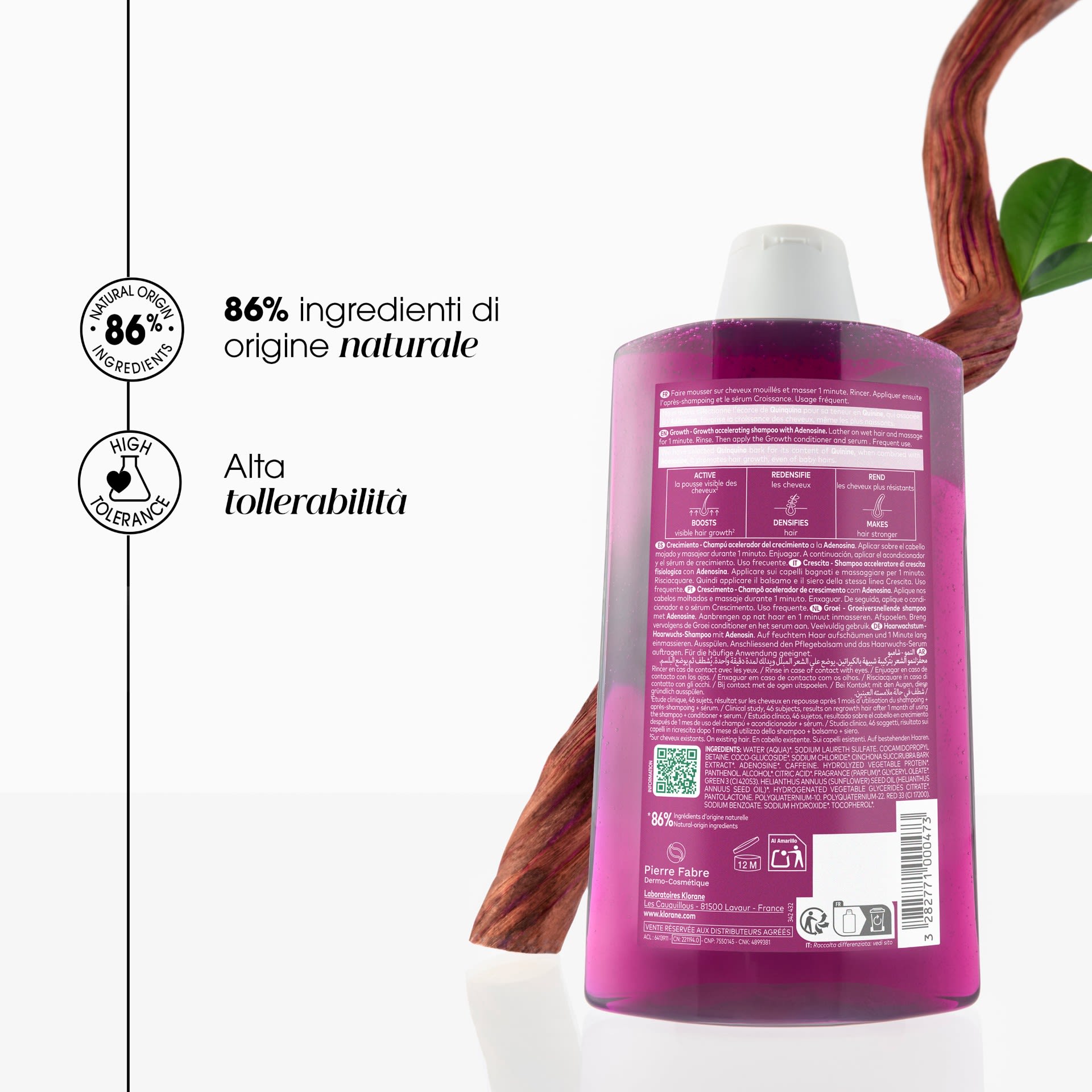 image - 951884271 - Shampoo fortificante a base di chinina formulato per stimolare la crescita dei capelli e rinforzarli. - 4889810_4.jpg