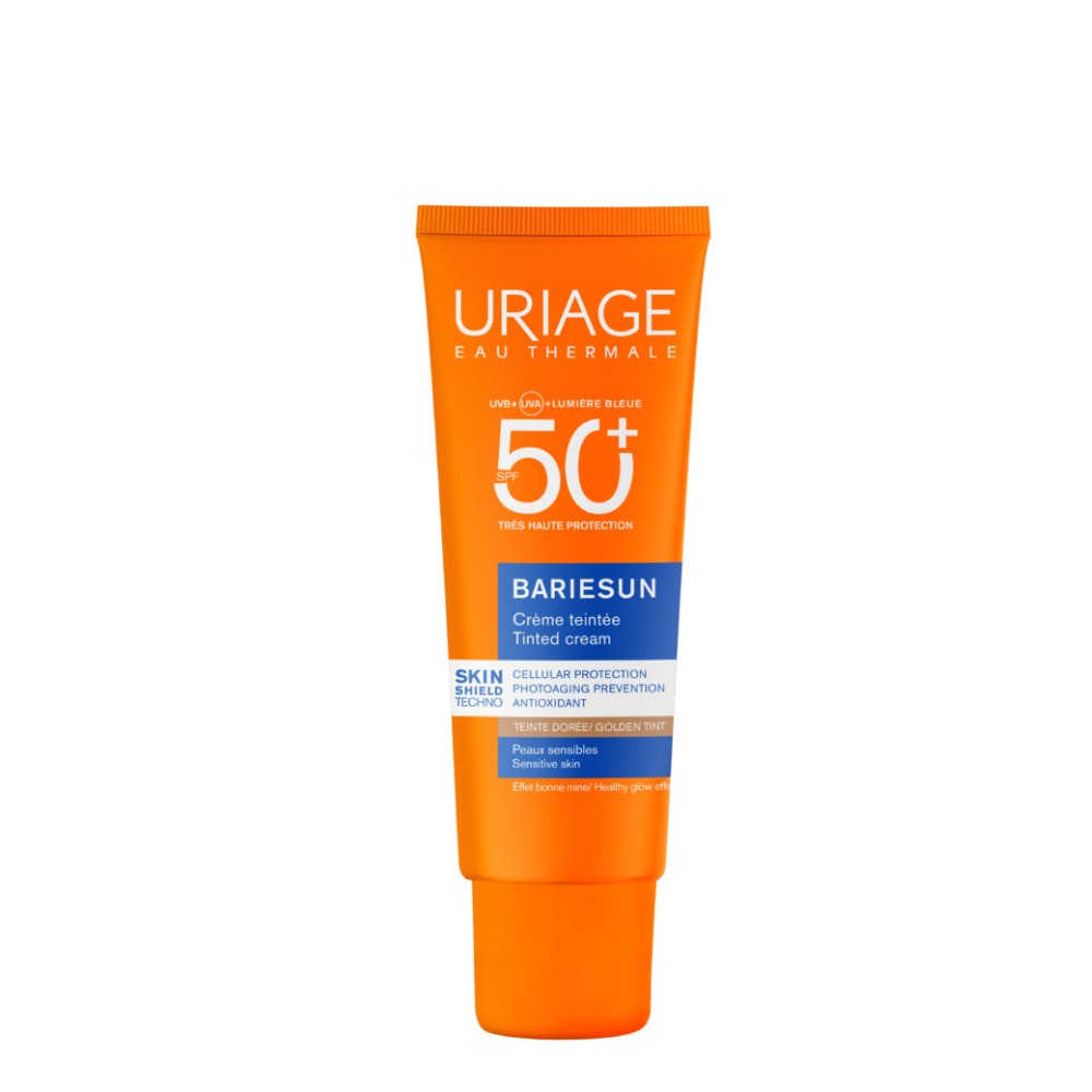 image - 951345267 - Crema solare colorata SPF50+ tonalit&agrave; dorata, offre alta protezione dai raggi UV donando un incarnato uniforme e luminoso. - 4854816_1.jpg