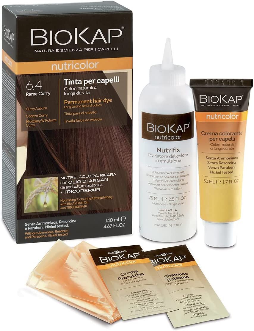 Biokap Nutriclor Tinta Capelli 6.4 Rame Curry