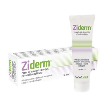 image - 942584715 - Ziderm è una pasta all'ossido di zinco (6%) arricchita con propoli depollinata, acido undecilenico e acido ialuronico, utile per prevenire e attenuare arrossamenti, infiammazioni e pruriti dell'epidermide. - 4868687_2.jpg