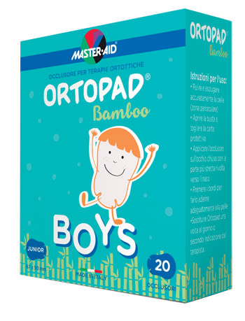 image - 902940927 - Occlusore autoadesivo in cotone per terapie ortottiche, indicato per bambini con ambliopia o strabismo, confezione da 20 pezzi. - 7868678_1.jpg