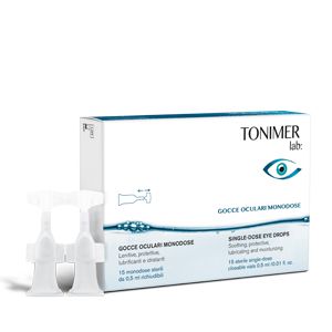 Tonimer Lab Gocce occhi Monodose 15 Monodosi Sterili