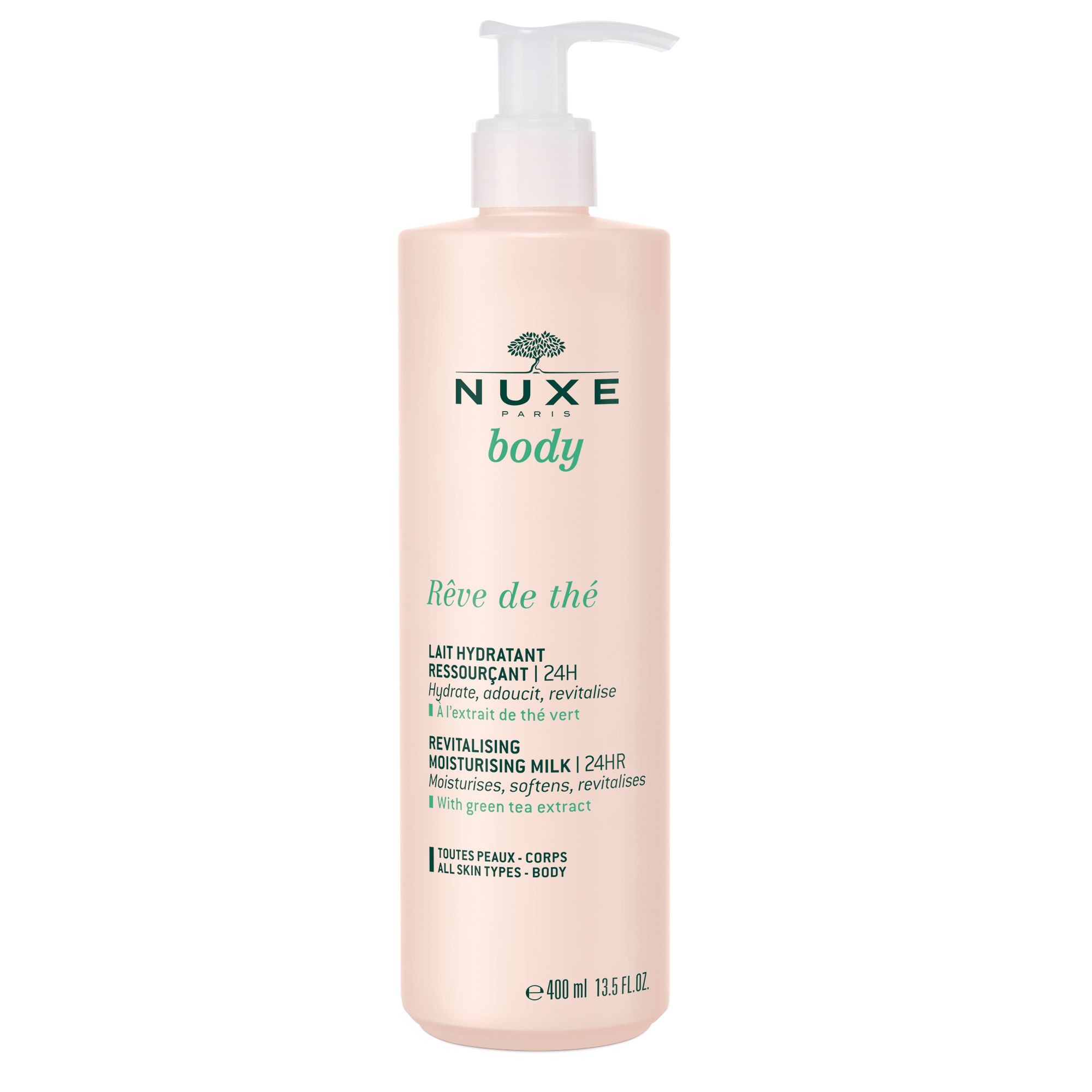 Nuxe Rêve De Thé Latte Idratante Rivitalizzante 400ml