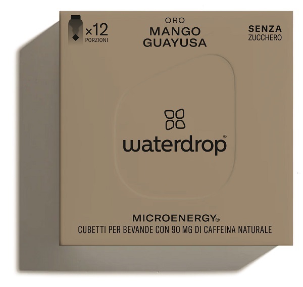 Waterdrop Microenergy Oro Mango Guayusa Guava 12 Cubetti