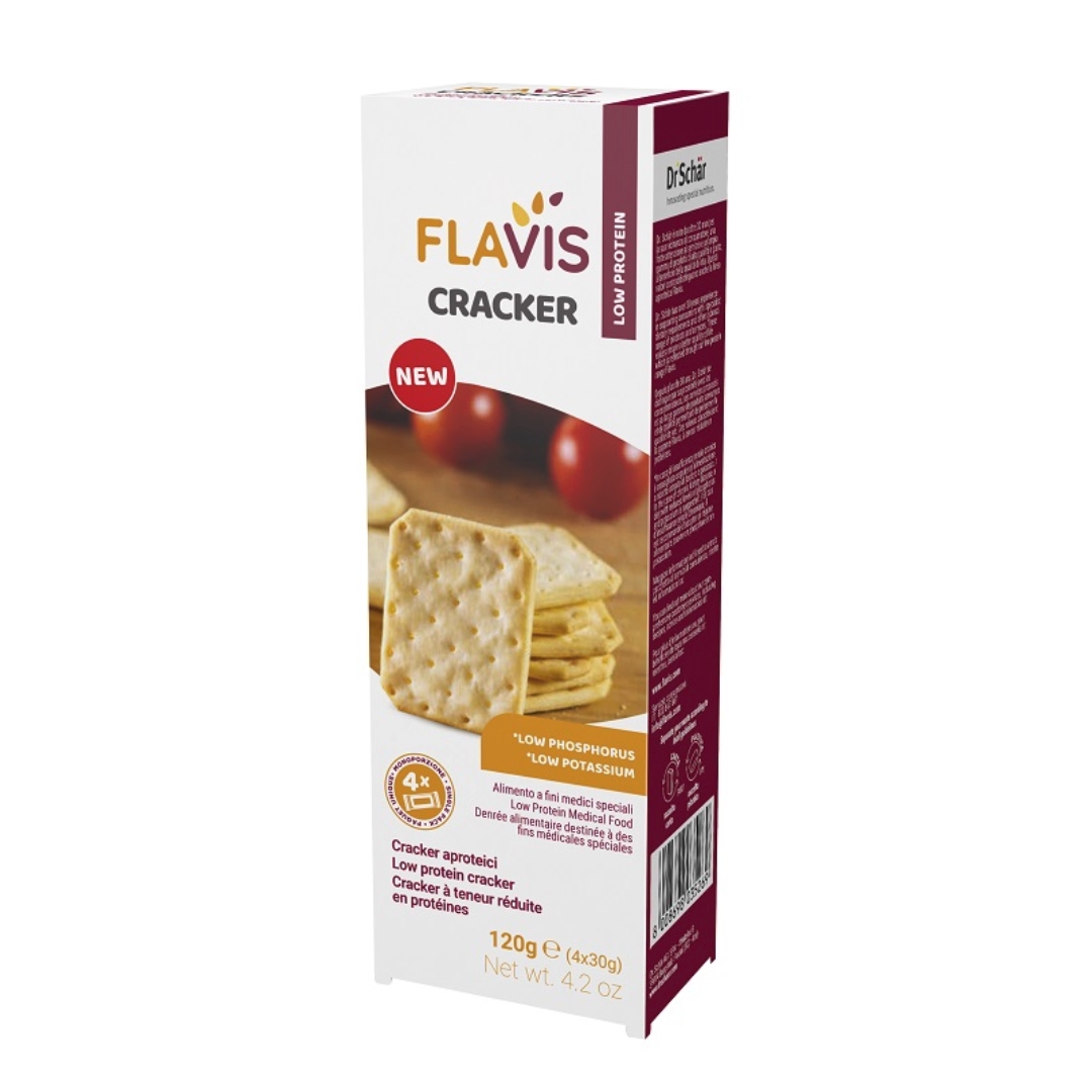 Flavis Cracker Aproteici Per Diete A Basso Contenuto Proteico 4 Porzioni