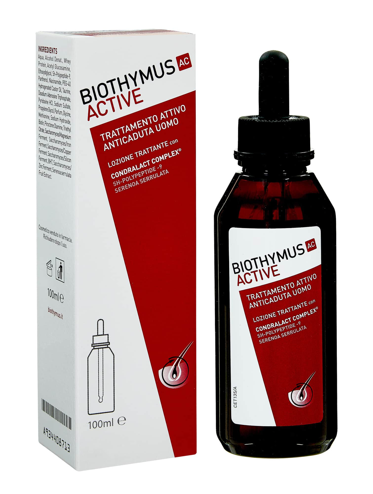 Biothymus Ac Active Trattamento Attivo Lozione Anti-Caduta Uomo 100ml