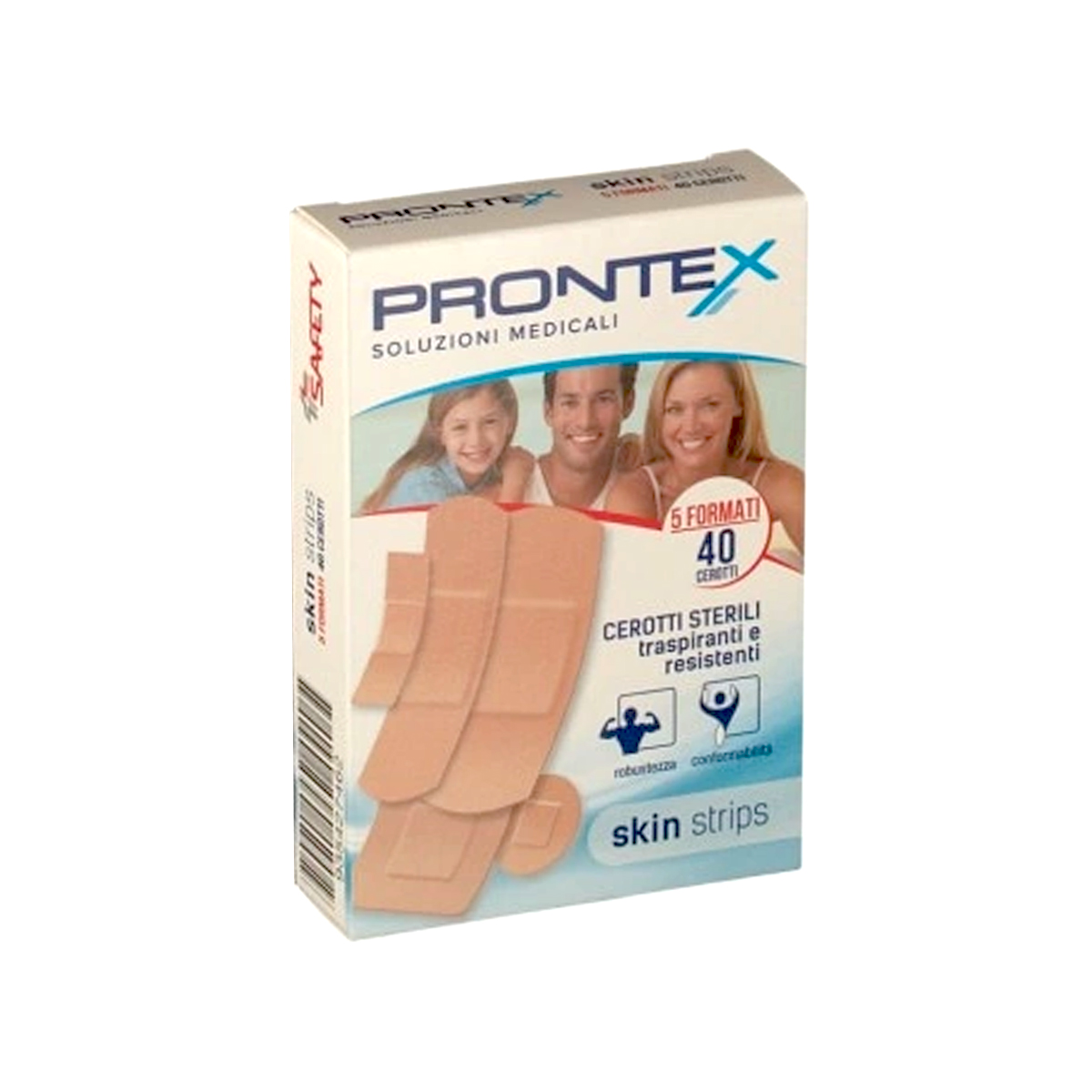 Prontex Cerotto Skin Strips 6 Formati 40 Pezzi