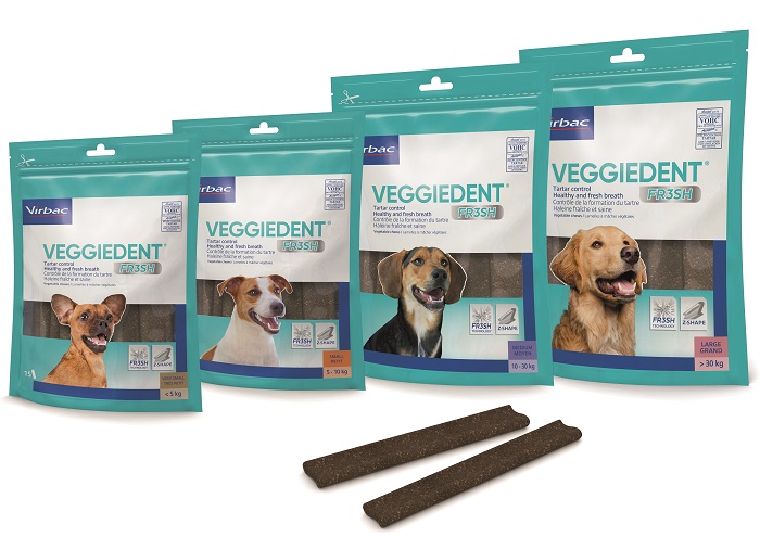 Virbac Veggiedent Fr3sh Controllo Tartaro Cani 15 Stick