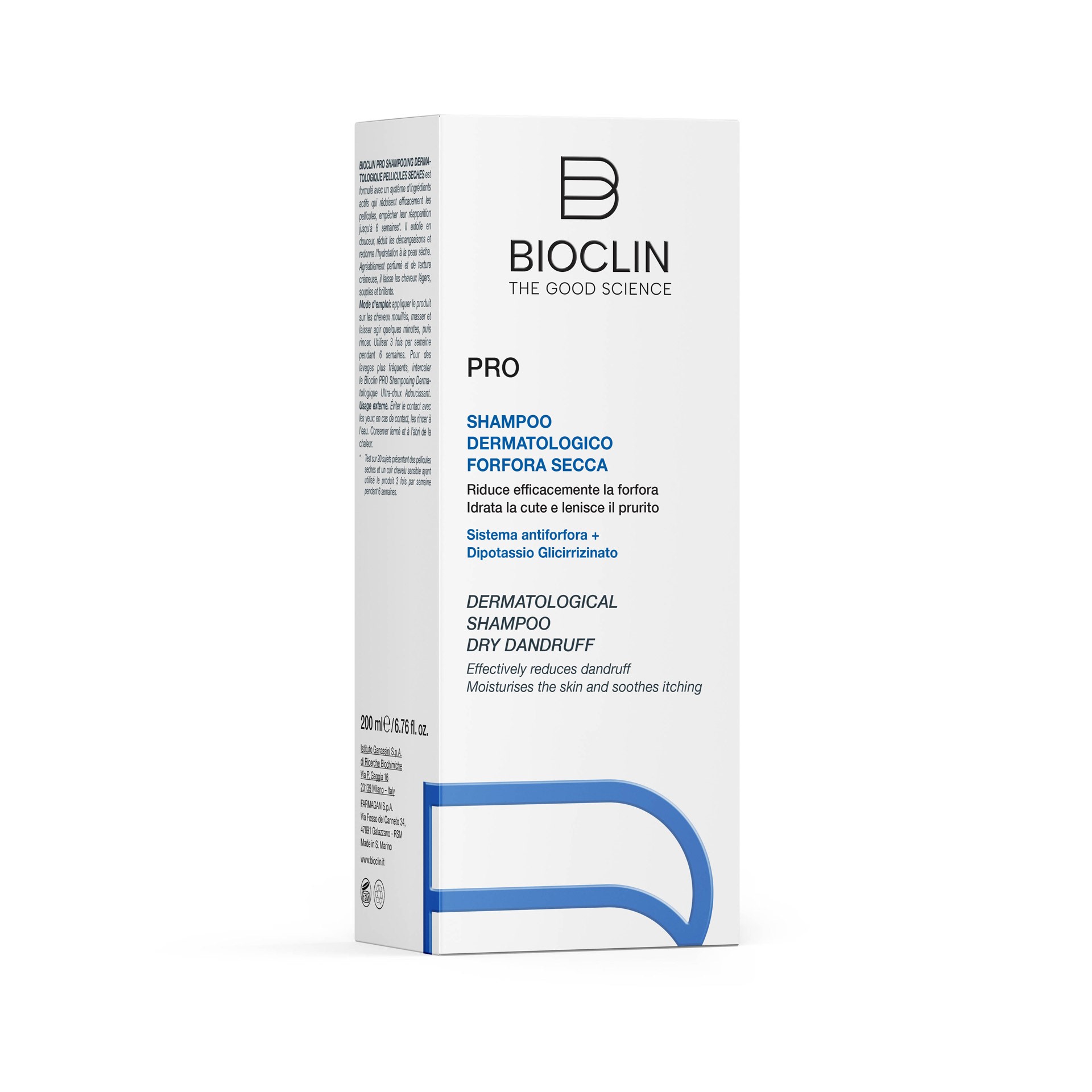 Bioclin Pro Shampoo Dermatologico Per Forfora Secca 200ml