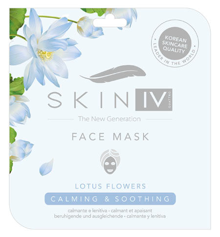 978507832 - SKIN IV MASCHERA VISO COREANA MONOUSO FIORI DI LOTO CALMANTE E LENITIVA 25 ML - 4745785_1.jpg